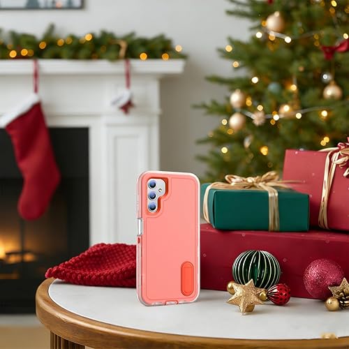 Miniatura 2 de IDweel Funda para Galaxy A14 5G, protección resistente, a prueba de golpes, antiarañazos, ajuste delgado, ligera, duradera, con función atril para