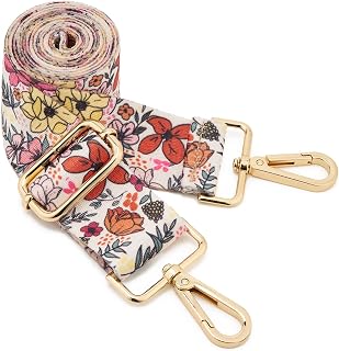 ZOOEASS Wide Shoulder Strap Adjustable Replacement Belt Guitar Style Crossbody Bag Handbag Strap…