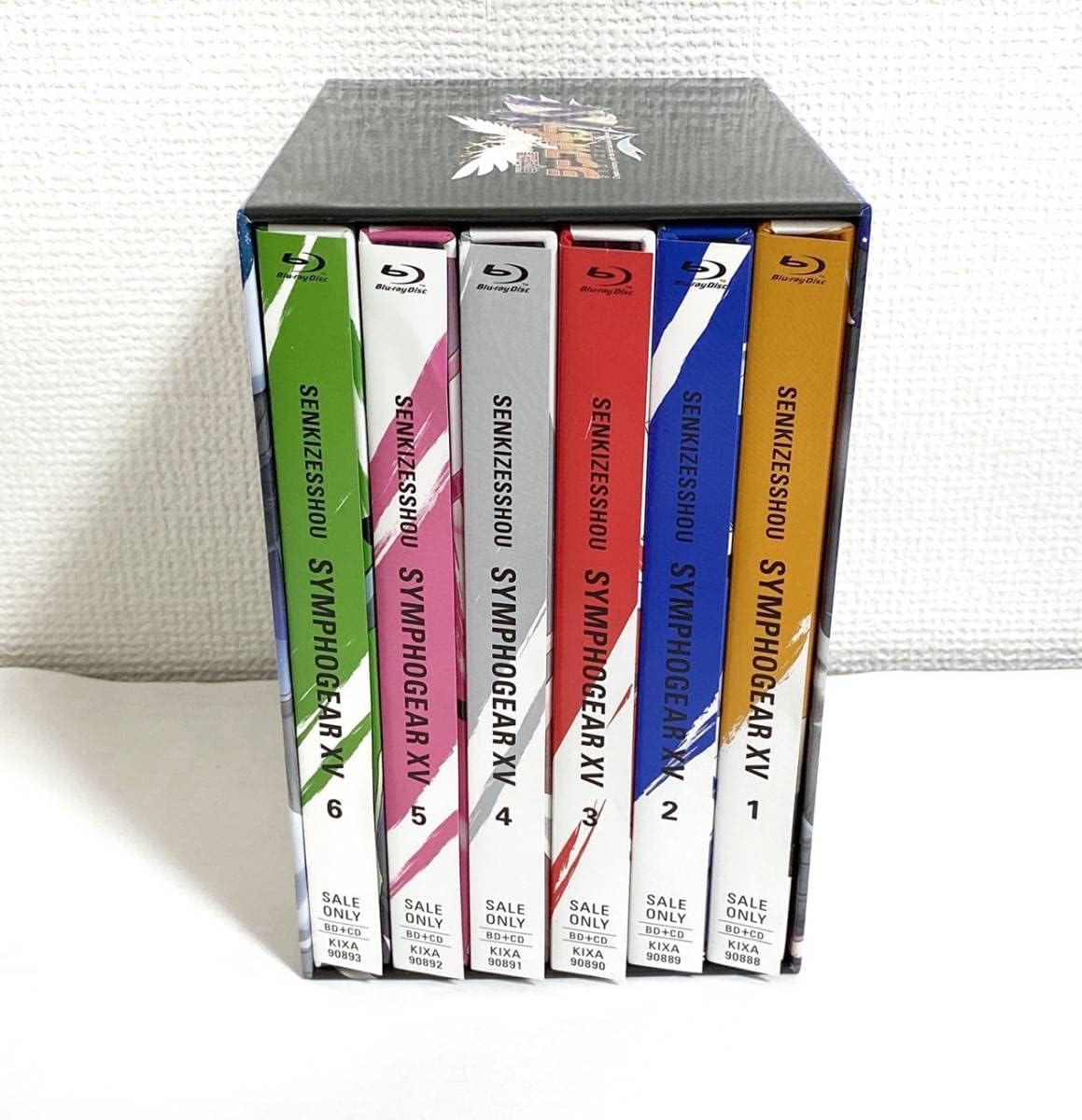 戦姫絶唱シンフォギアXV 全6巻 期間限定版Blu-ray/ゲーマーズ全巻購入  