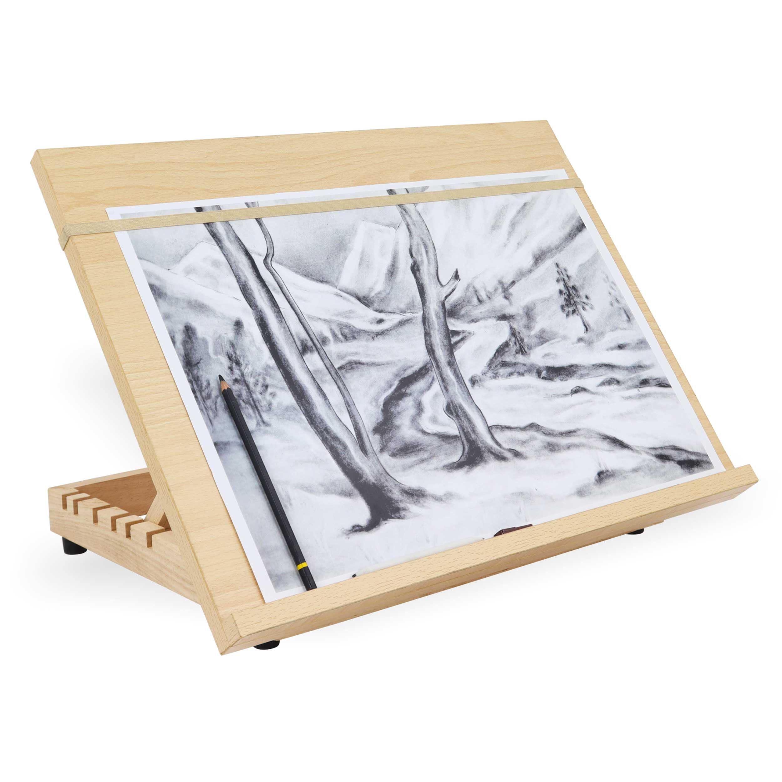 Isomars Drawing Board - Table Model - with 6 Different Working Angles - Drawing & Drafting Board with Elastic Support - A3-image-39