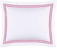 Vista 3 de Pine Cone Hill Trio Fuchsia Duvet Sham, Euro Size, Pink Stripe