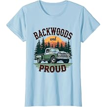 Backwoods and Proud Country Roots Design T-Shirt