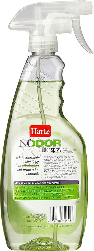hartz nodor cat litter spray