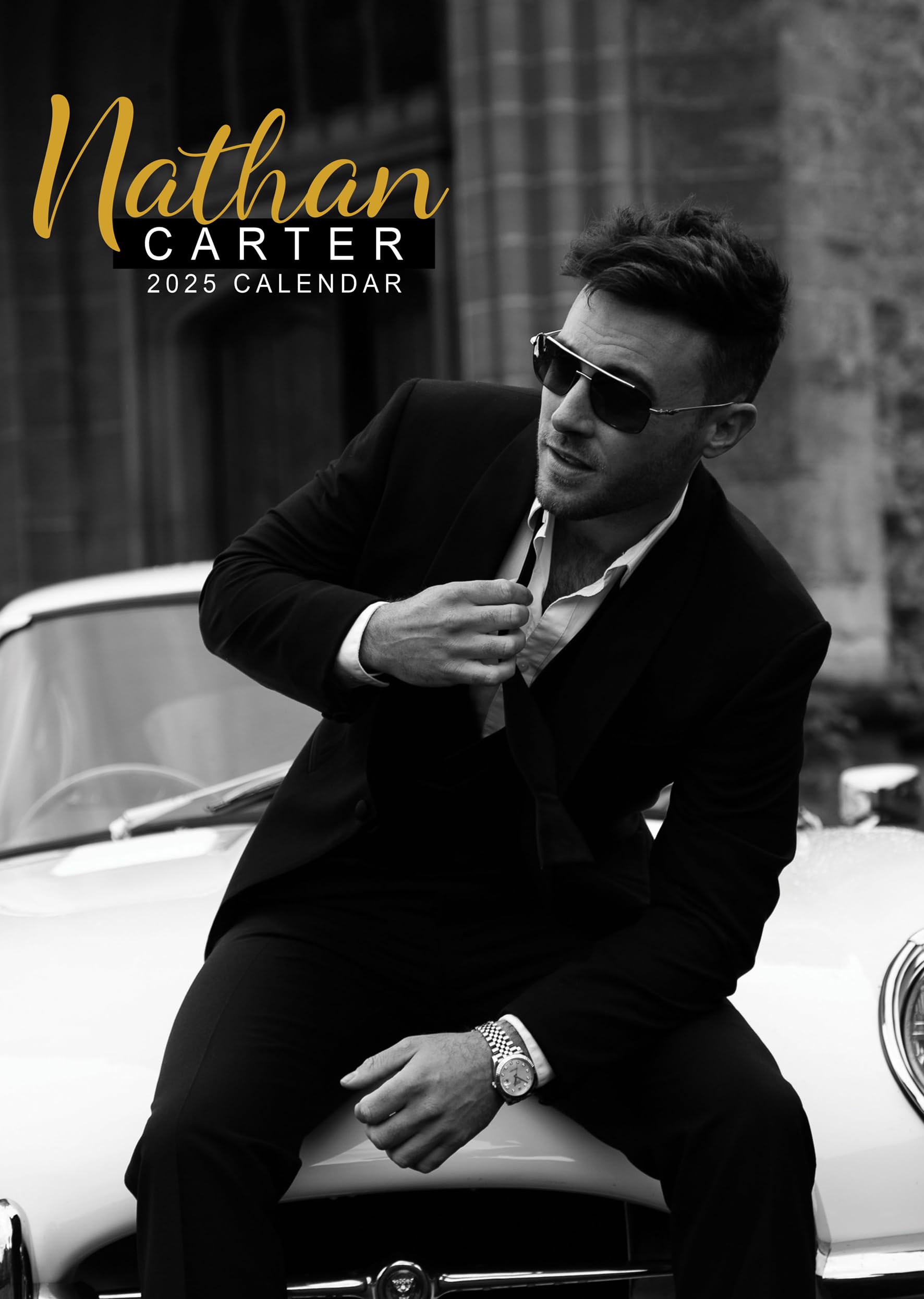 Nathan Carter 2025 A3 Rebel Music Wirobound Wall Calendar Ideal for a Birthday or Xmas Gift