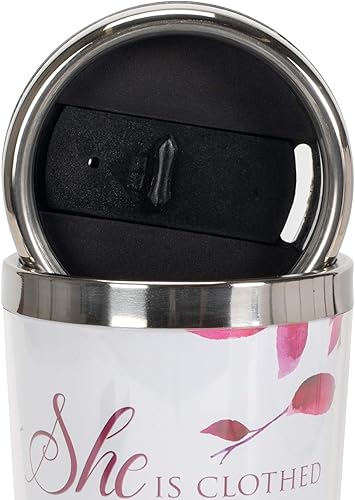 Miniatura 4 de Elanze Designs Proverbs 31 Woman - Taza de viaje de acero inoxidable de 16 onzas con tapa