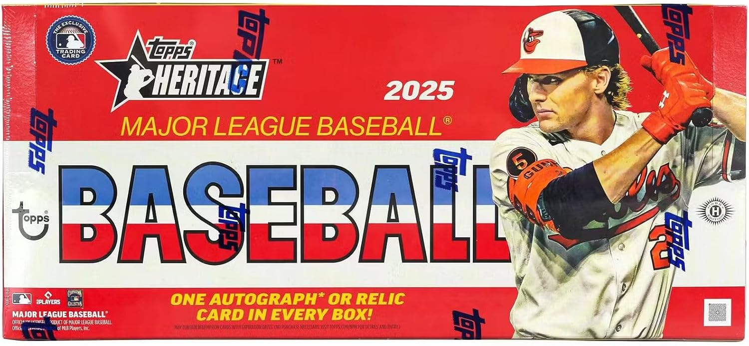 2025 Topps Heritage Baseball HOBBY box (24 pks/bx)