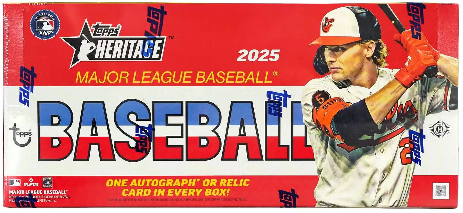 Amazon.com: 2025 Topps Heritage Baseball HOBBY box (24 pks/bx