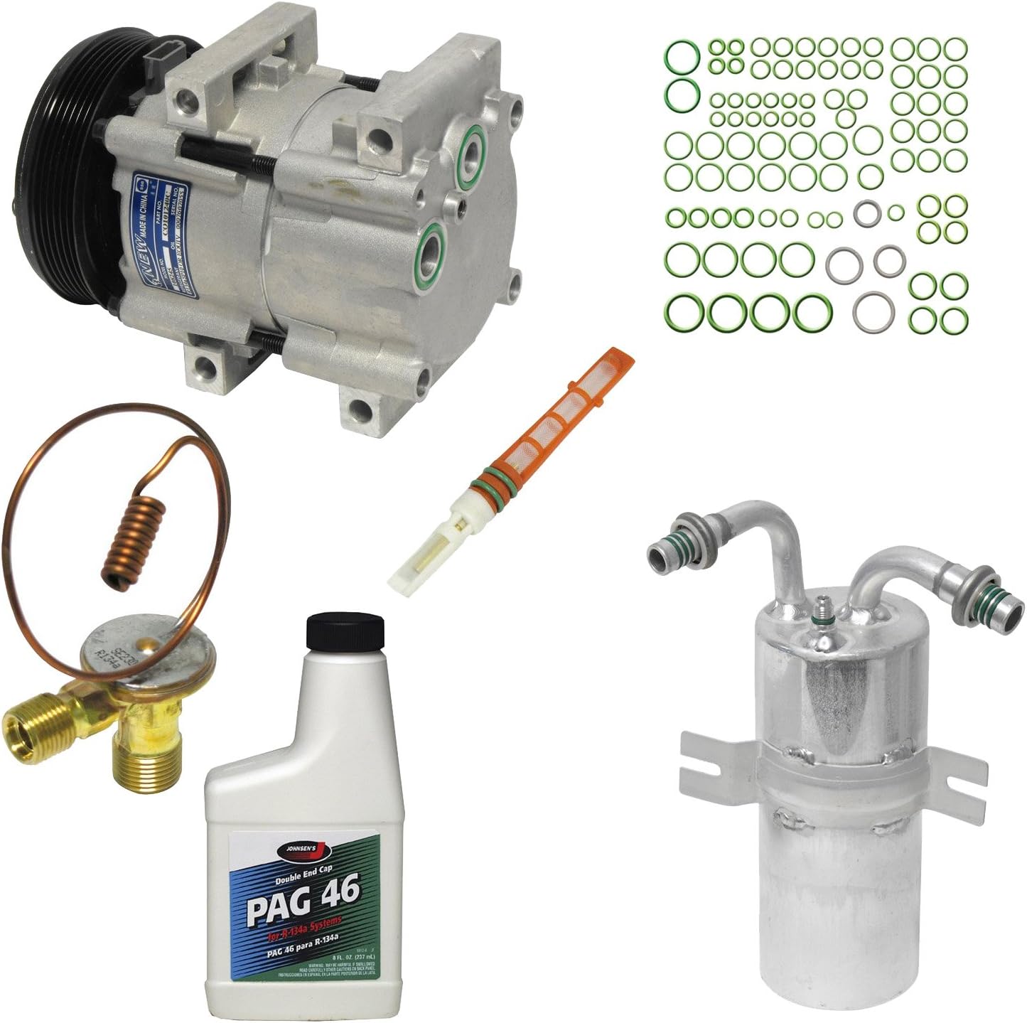 Universal Air Conditioner KT 1351 A/C Compressor and Component Kit