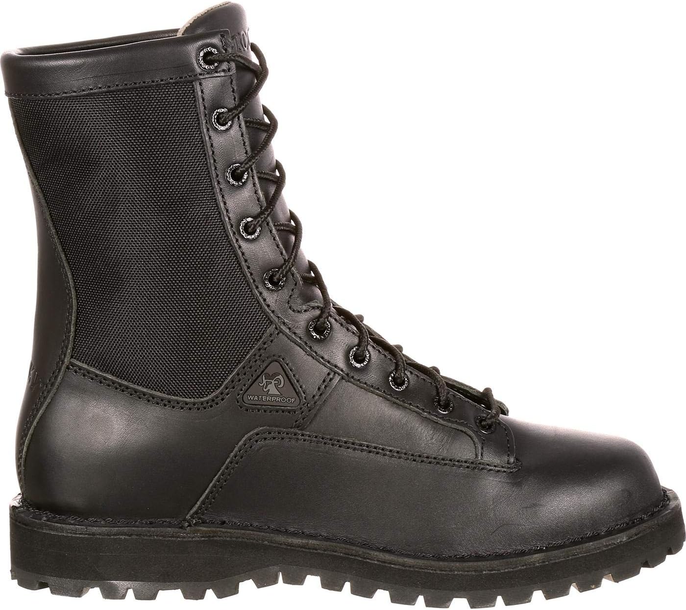 ROCKY Men's Portland Waterproof Lace-to-Toe Work Boots
