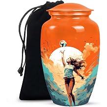 Sundown Spike - Cremation Urns Large Adult - Cremation Urn - Cremains Containers - Decorative Urns for Ashes 10inch, Natural