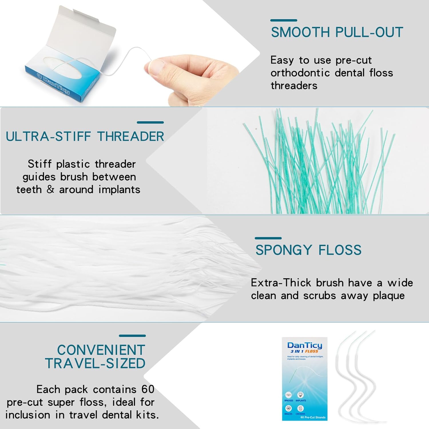 Super Floss Dental Floss for Braces, Pre-Cut Strands Taiwan Ubuy