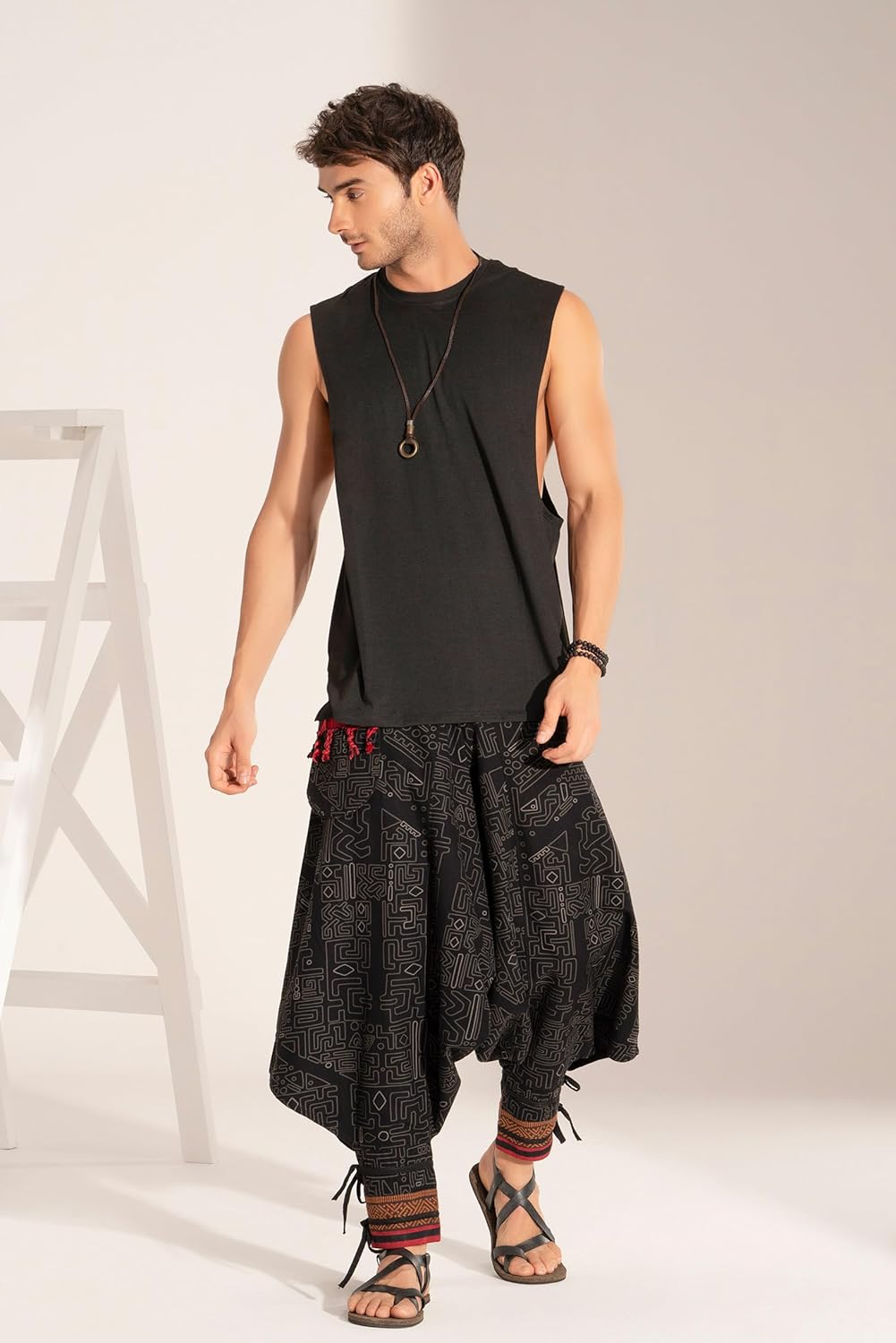 Festival Clothes Tribal Hippie Elephant Pajama Parachute Boho Summer Clothes Yoga Harem Pants for Men