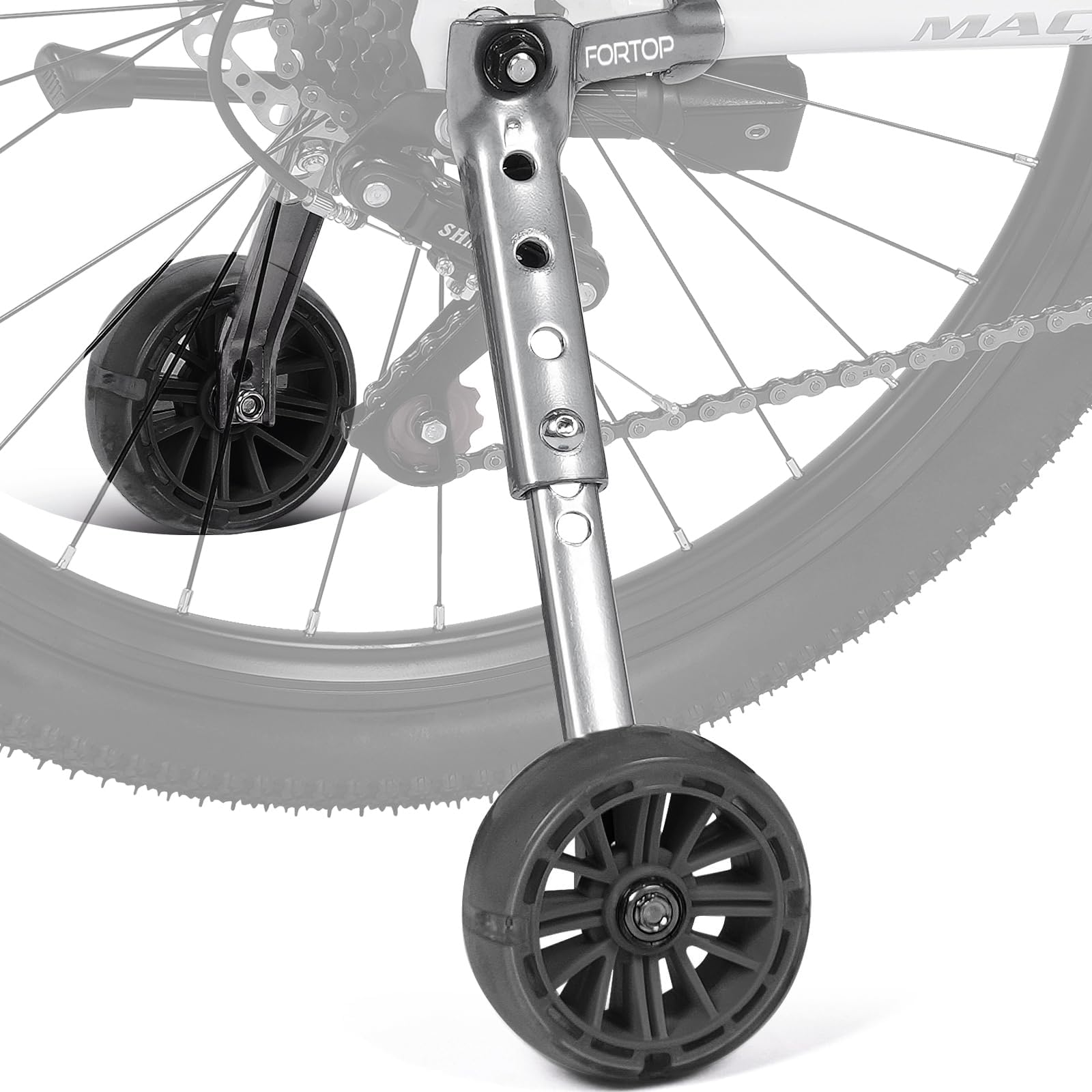 Variable speed training wheels Purple