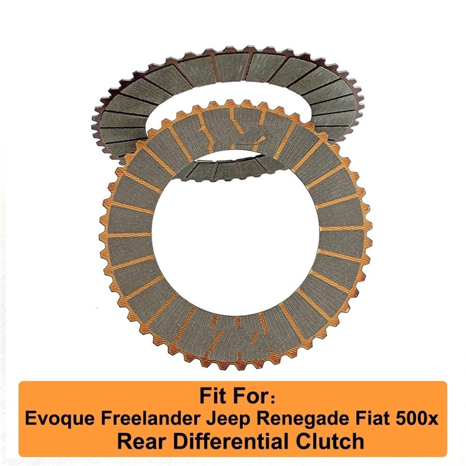 Zestaw tarcz ciernych sprzęgła pasuje do Evoque Freelander pasuje do Jeep Renegade pasuje do Fiat 500x Zestaw naprawczy tylnego mechanizmu różnicowego Trzpien centrujacy Sprzęgła(Steel Plate Set)