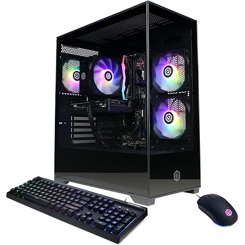 CyberPowerPC Gamer Supreme Gaming PC, AMD Ryzen 5 8400F 4.2GHz, GeForce RTX 5060 Ti 8GB, 16GB DDR5, 1TB PCIe 4.0 SSD, WiFi Ready & Windows 11 Home (GMAI6100A)