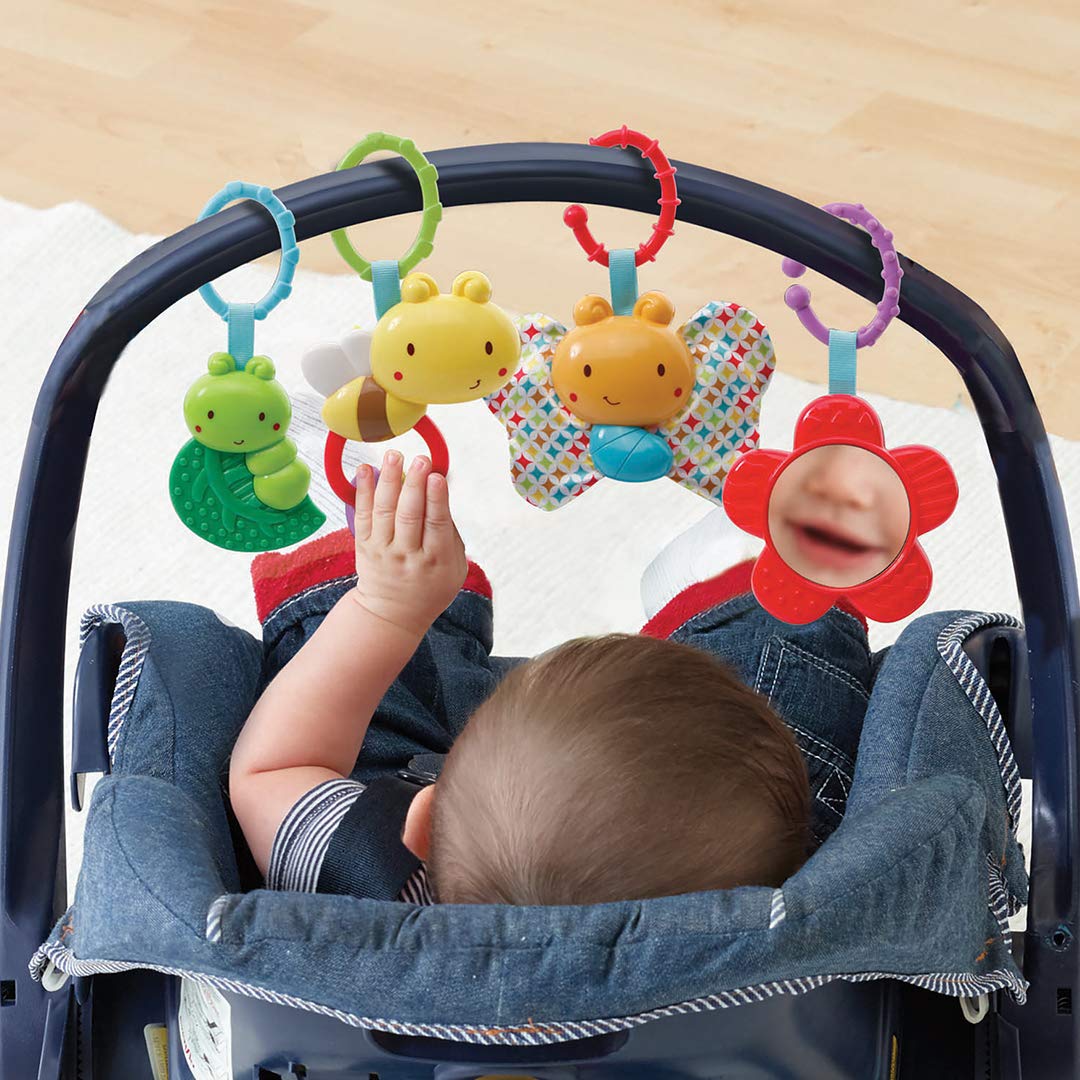 VTech - Jardin Enchanté des P'tits Copains, Tapis d'Éveil Bébé, Jeu Musical et Évolutif, Jouet d'Activité et de Développement, Piano Interactif, Hochets, Cadeau de Naissance - Contenu en Français