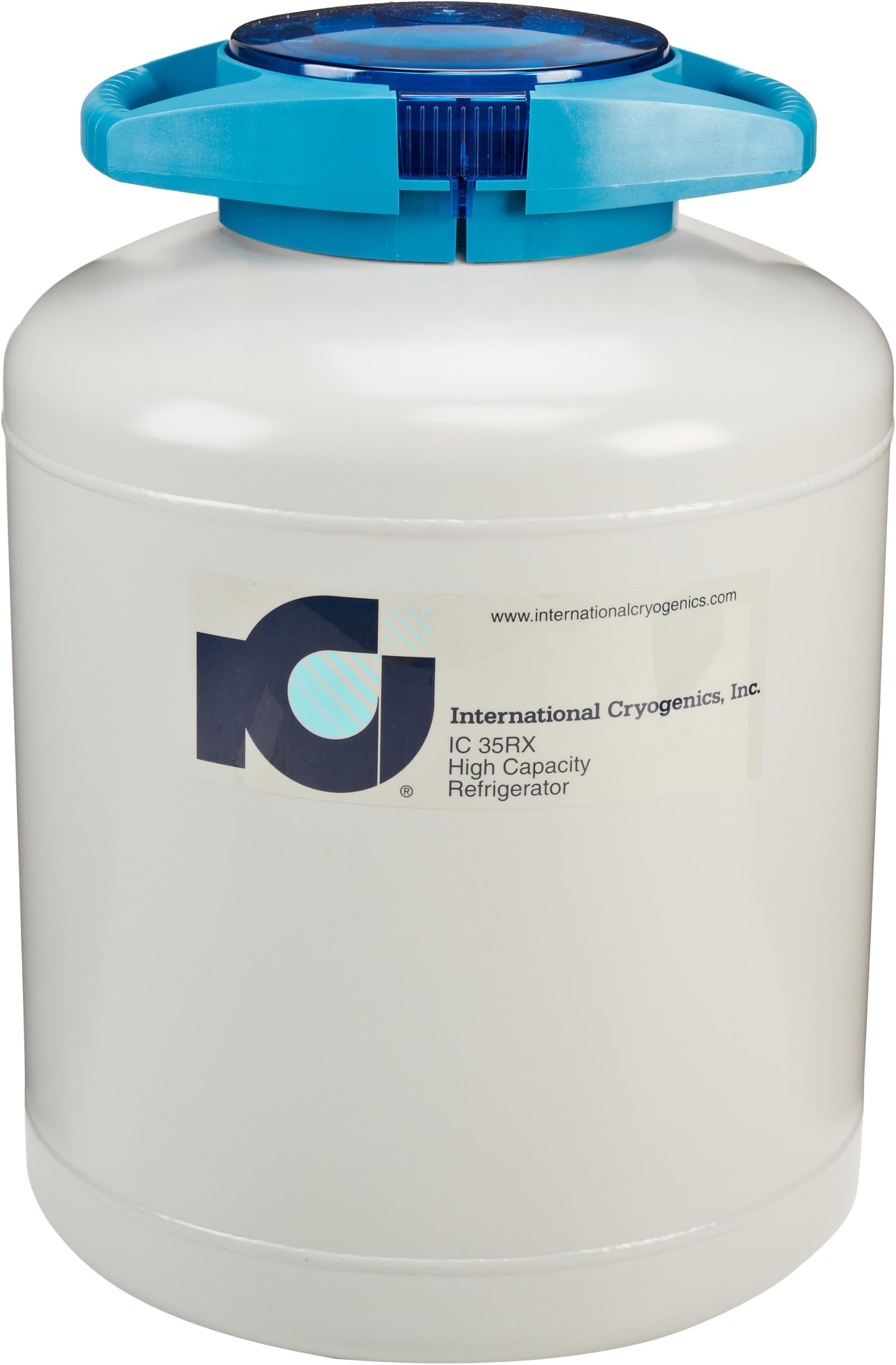 LN2 Liquid Nitrogen Refrigerator, 35L, 6 Canisters