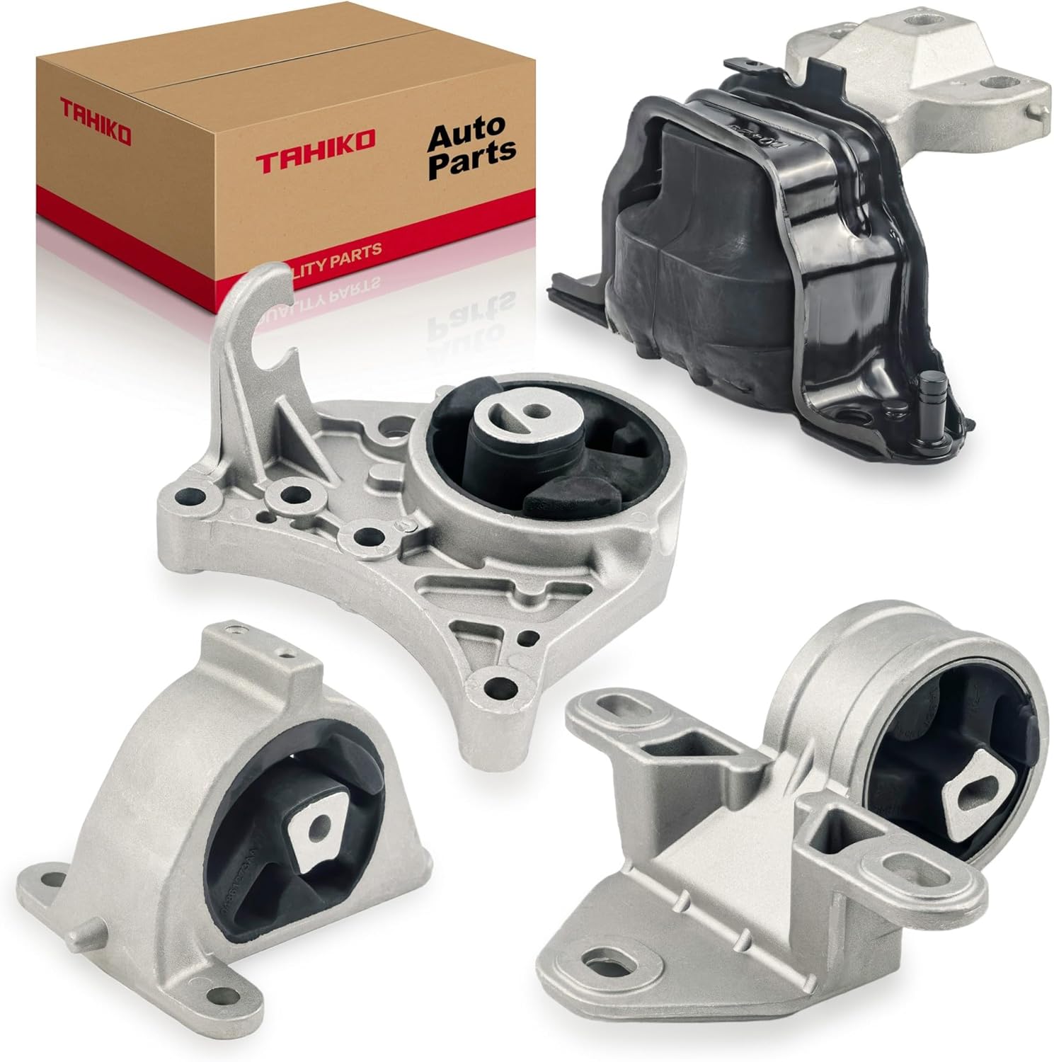 4PCS Engine Motor & Trans Mount Set Compatible with Chrysler Dodge Caravan, Grand Caravan, Chrysler Town & Country, Voyager 3.3L 3.8L 2WD 2001 2002 2003 2004 2005 2006 2007 for A2926 A2928 A2925 A2927
