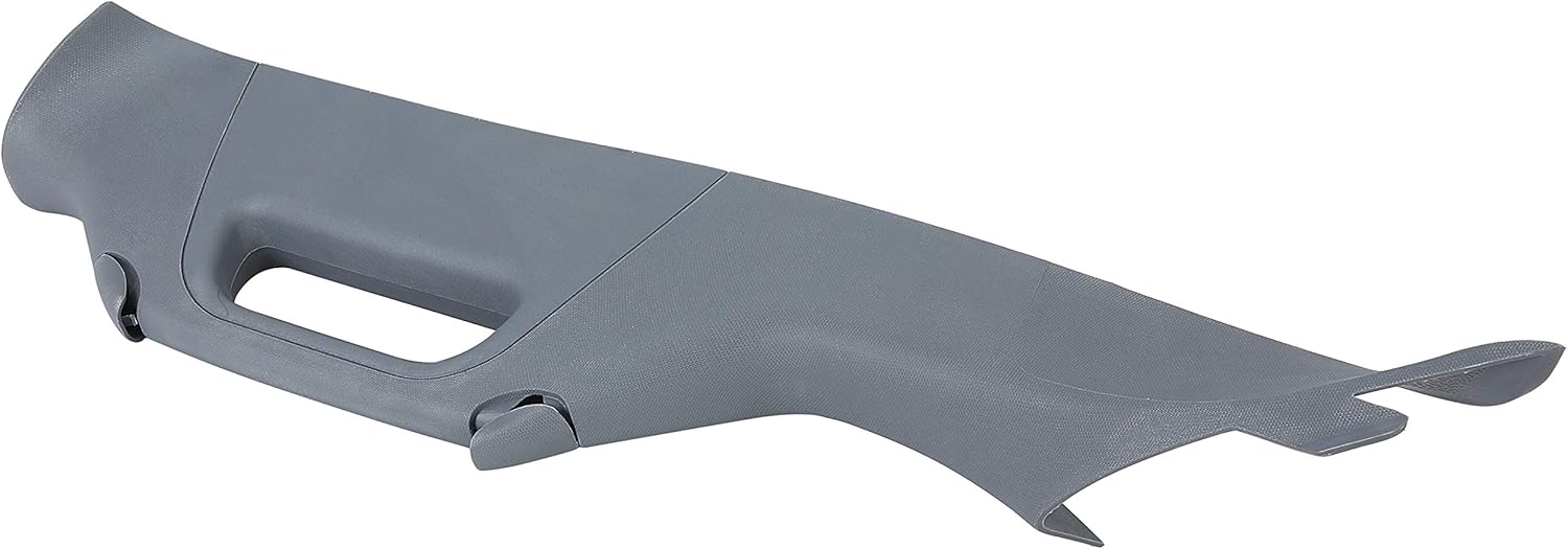 ECOTRIC A Pillar Grab Handle Interior Trim Driver Side Compatible with 2011-2015 Ford F250 F350 F450 F550 Super Duty Replacement for BC3Z-2503599-AC Gray