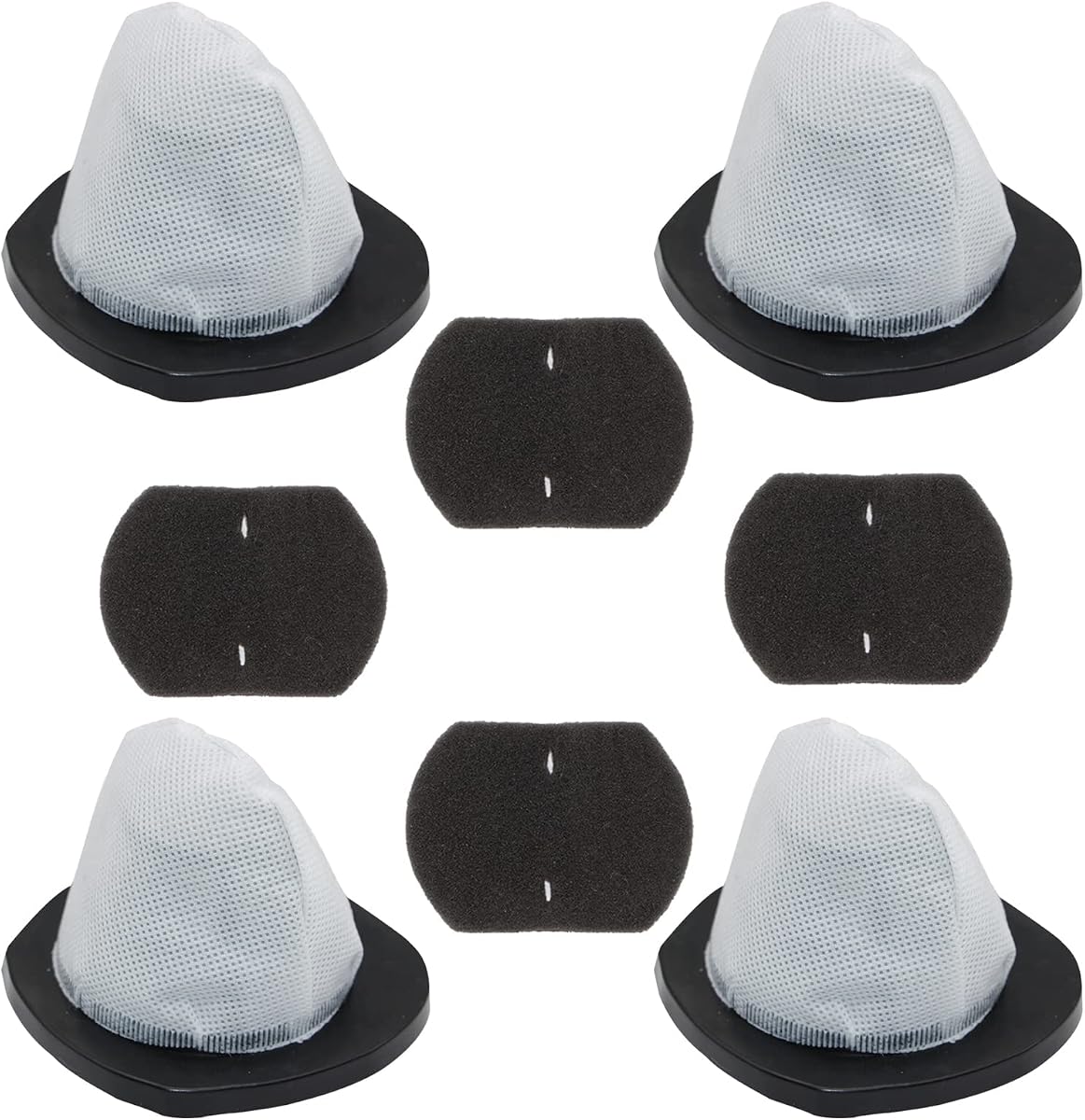 4 Sets 2030 Vacuum Dust Filters Replacement for Bissell Vacuum Cleaners 2030, 2030L, 20303, 20306, 20307, 20309, 2030H, 2030V, 2030X, 2030Z