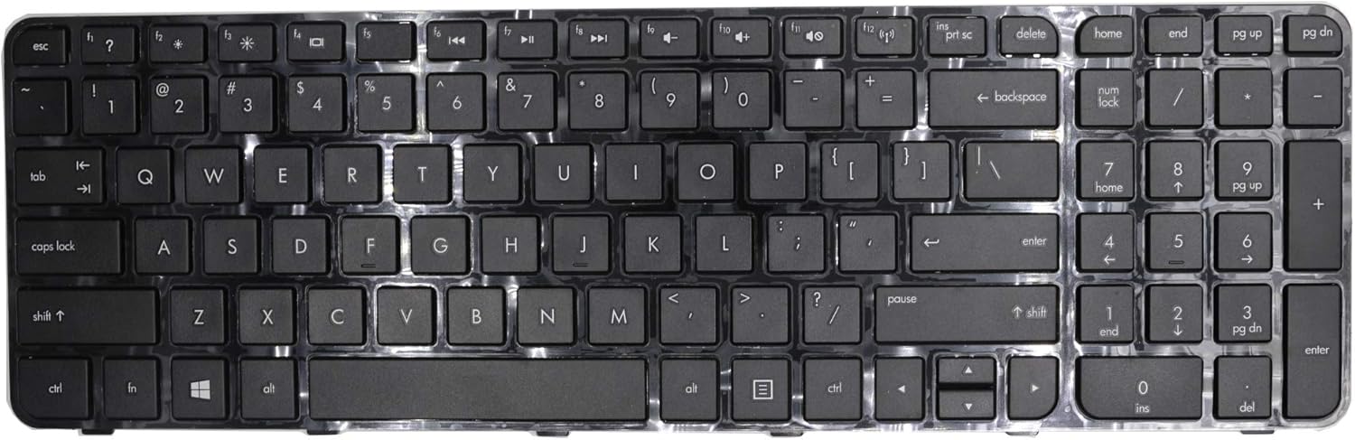 Laptop Replacement US Layout Keyboard for HP Pavilion g6-2111us g6-2123us g6-2210us g6-2230us g6-2235us g6-2237us g6-2260us with Frame