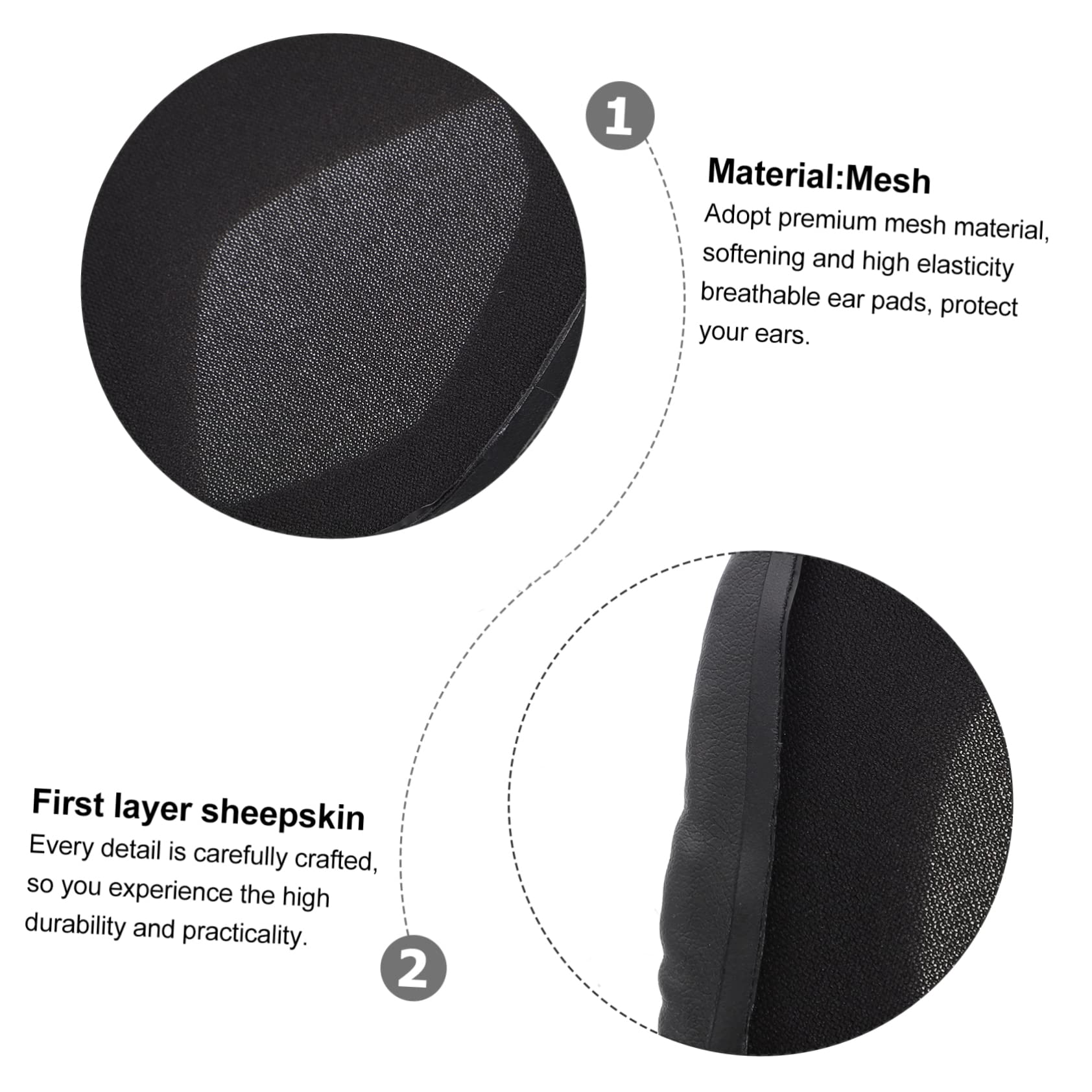 DOITOOL 5 Almohadillas De Repuesto para Auriculares Aw988 con Reducción De Ruido Resistentes Y Cómodas para Escuchar Música.