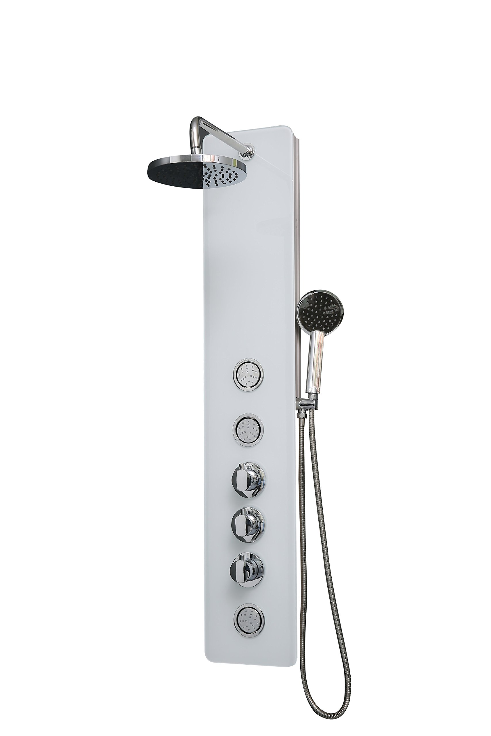 DP Taps GS-49 Thermostatic Hydromassage Column, White