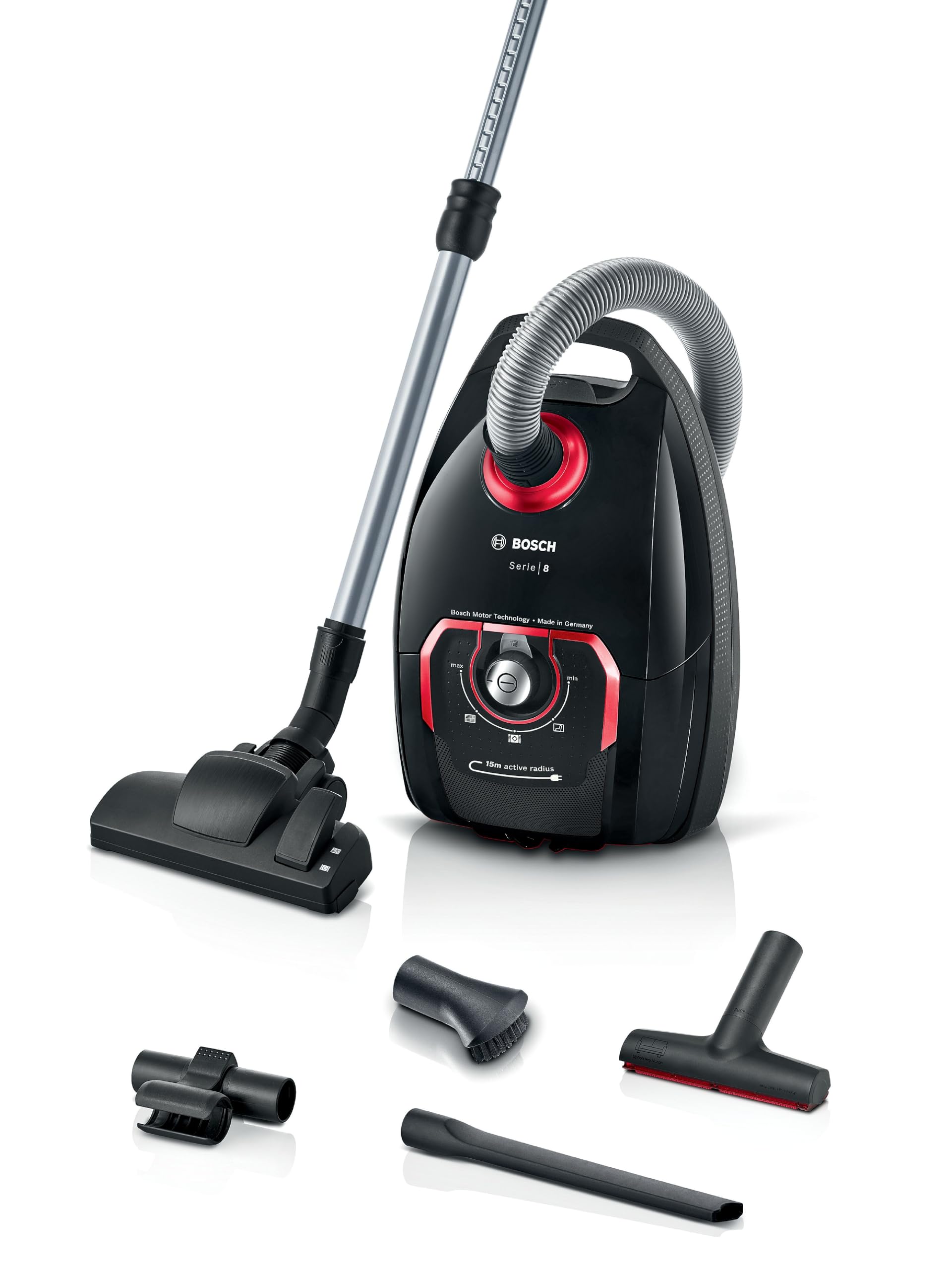 Siemens VSZ3XTRM11 Aspirapolvere Z3.0 extreme power 41l/s, tecnologia a compressione, sistema di filtraggio Ultra Hepa