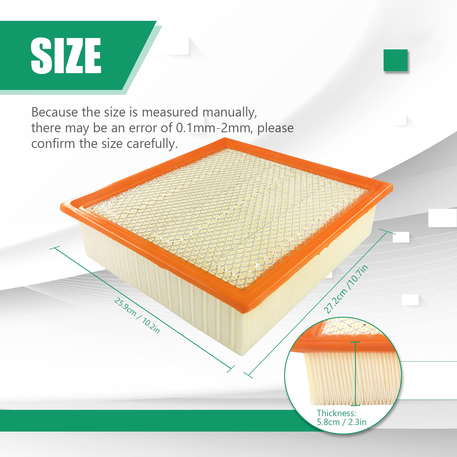 Amazon.com: EPChunMi Engine Air Filter Replaces 7C3Z-9601-A FA1883