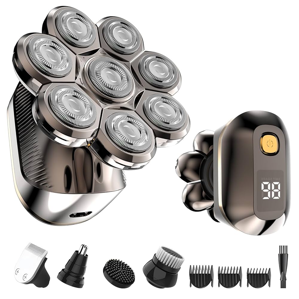 Amazon.com: 8D Head Shavers for Bald Men, LAMA 5-in-1