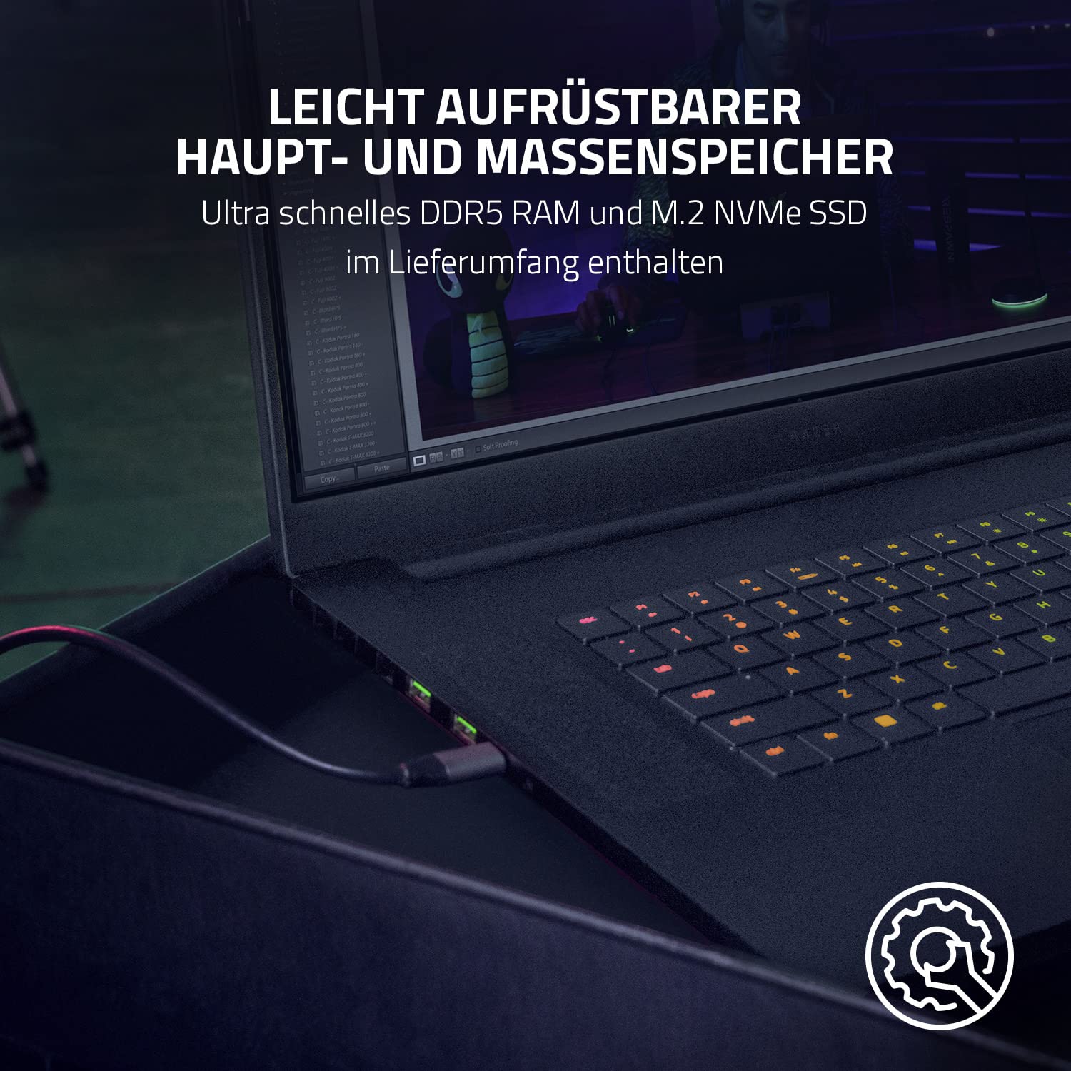 Schermo LCD 17,3 Pollici WQHD 2560x1440 165Hz 40 Pin Per Razer Blade 17 G109911