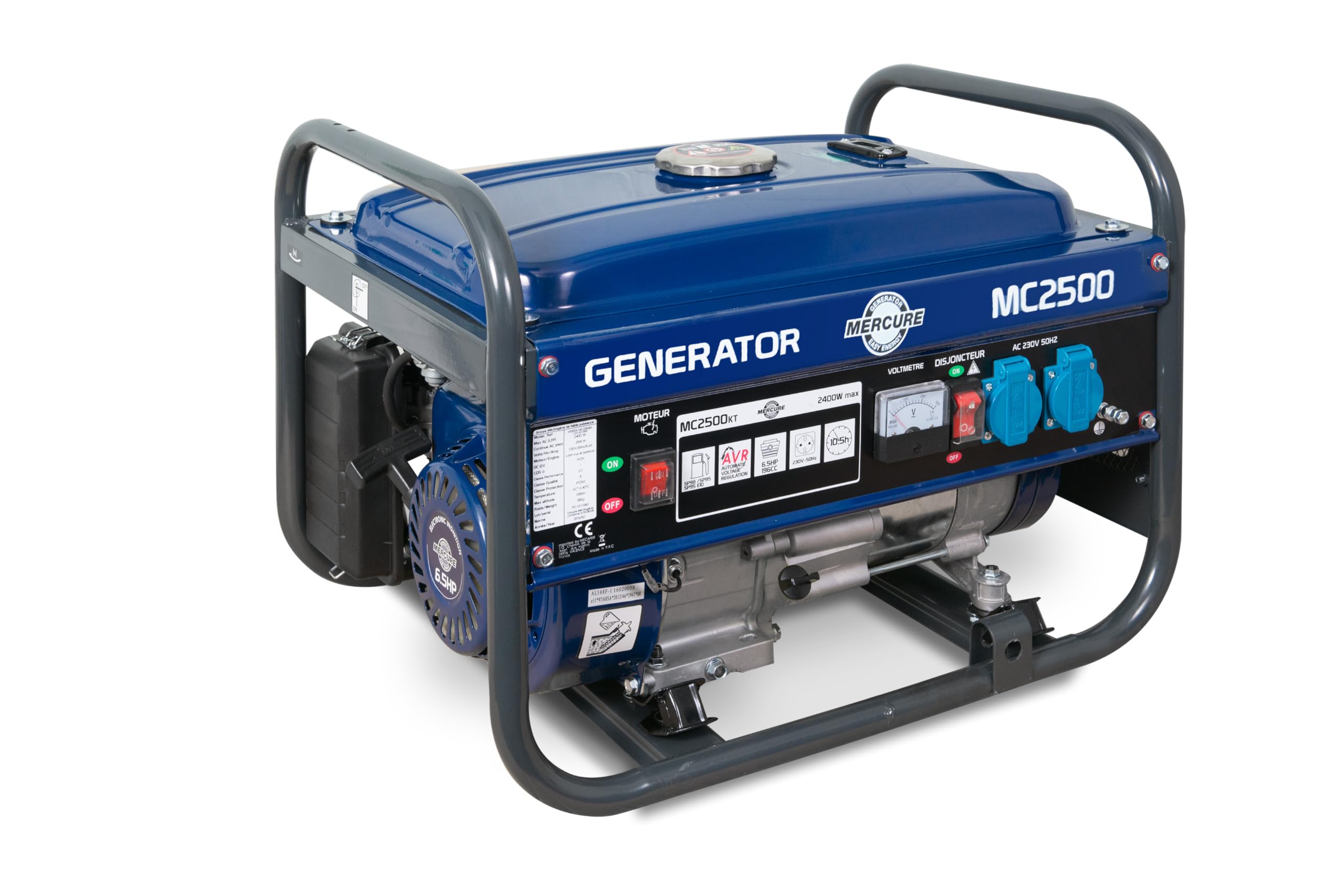 Mecafer Generatore di benzina SP, 2400 W max, regolazione AVR