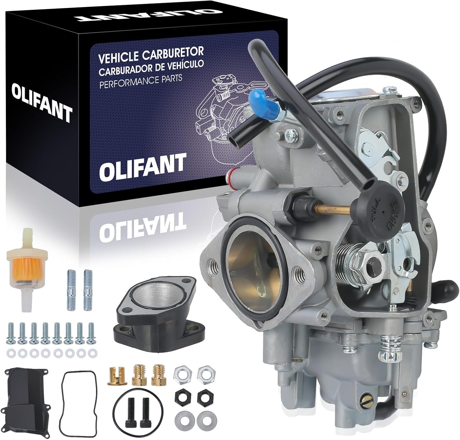 Carburetor For Yamaha Warrior 350 YFM350X 1987-2004/Big Bear 350 YFM350FW 1987-1996/YFM350 1996-1998/Moto-4 350 YFM350 1987-1995/Kodiak 400 YFM400 4WD 1996-1998/Wolverine 350 YFM350 YFM35F 1995