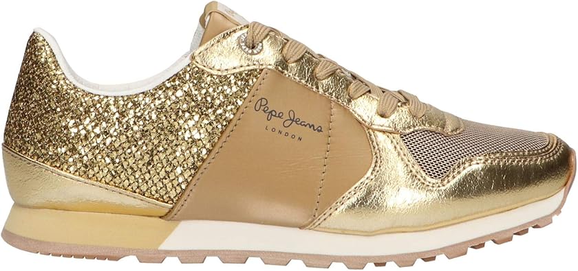 Sneakers PEPE JEANS - Archie Top PLS31205 Gold 099 - Sneakers - Chaussures  basses - Femme | chaussures.fr