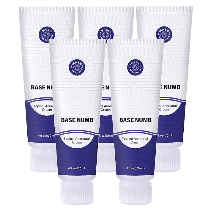 Buy Base Labs 5 Lidocaine Numbing Cream for Tattoos, Piercings, Waxing