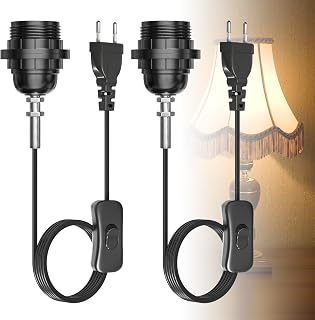 Bottle Lamp Holder E27 Bottle Adapter with Switch and Connector, Bottle Light Adapter Kit for DIY Wine Bottle Table Lamp, Black 1 Piece Set
