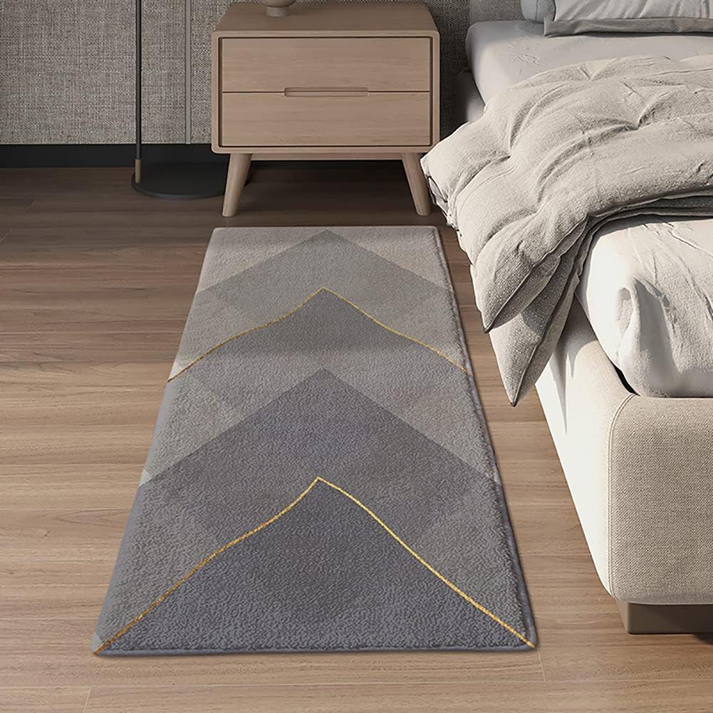Tapis de sol d'intérieur en peluche à poils longs 120x200cm pour chambre adulte