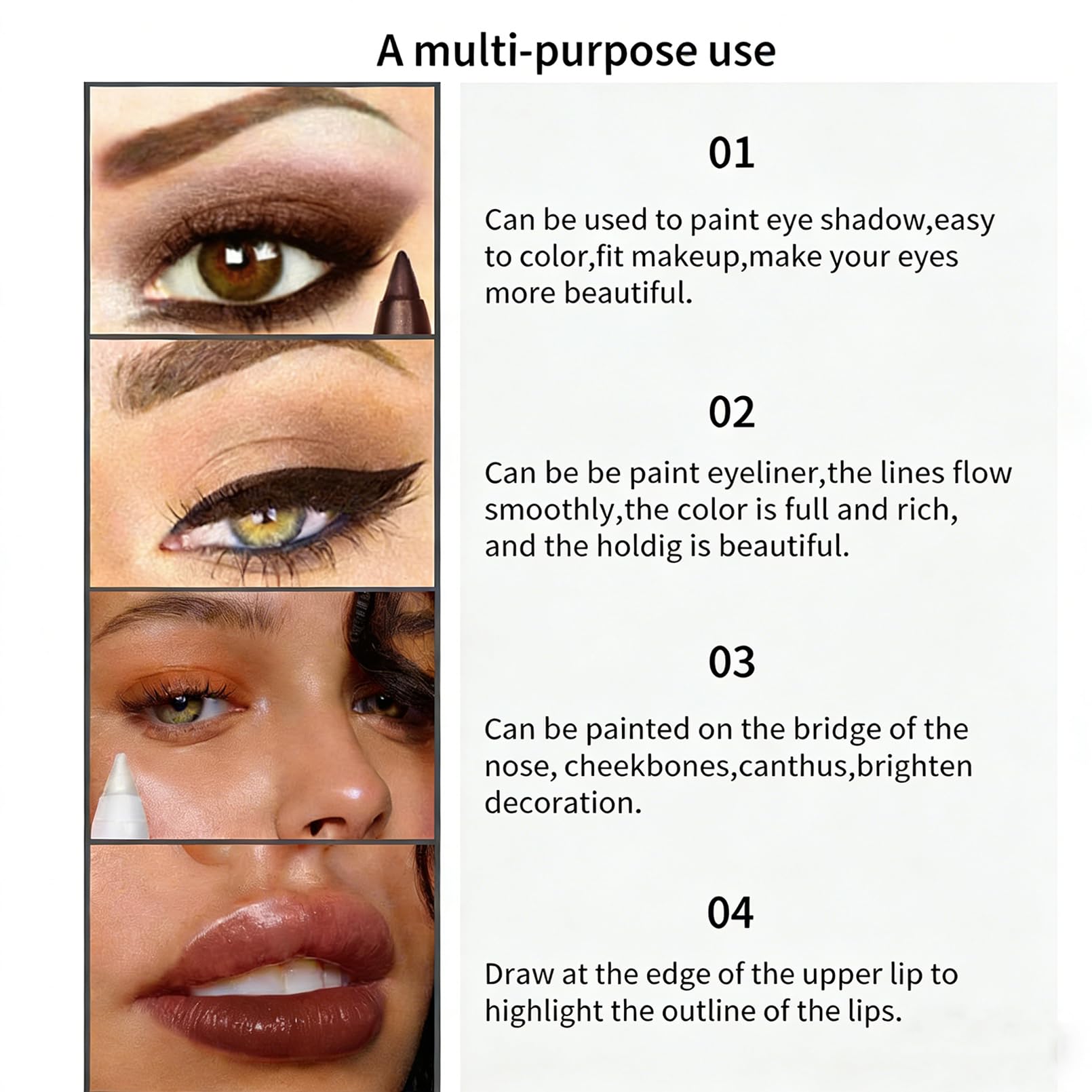 Waterproof Colored Eyeliner Pencil Set, 6/14 Pack Gel Eye Liners with Metallic & Shimmer Finish, Smudge-Proof Long-Lasting Makeup for Daily & Party Looks (C)