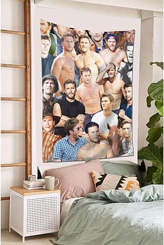 Miniatura 4 de Zyqubaw Tapiz de Luke Collinsas Scott Eastwood Tapices para colgar en la pared, pancarta para dormitorio, sala de estar, decoración de sala de