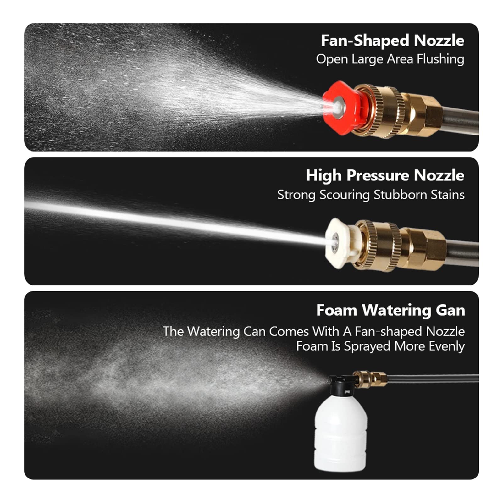 Pistola Ad Acqua Alta Pressione For Auto Elettrica Batteria Al Litio Ricaricabile For Uso Domestico Pulitore For Rondella A Spruzzo Wireless Lavatrice,Resistente alla corrosione(With 24HV Battery)