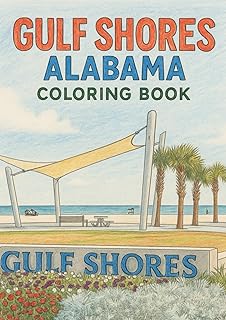 Gulf Shores Alabama: Coloring Book