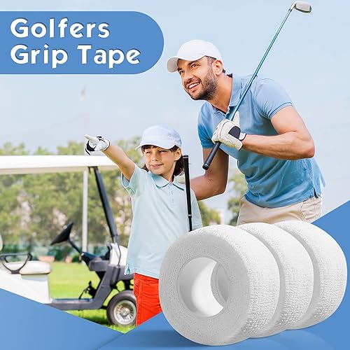 Miniatura 2 de Cinta de agarre para golfistas, cinta atlética para dedos, vendaje de golfista, cinta adhesiva elástica para evitar la fricción de ampollas de los