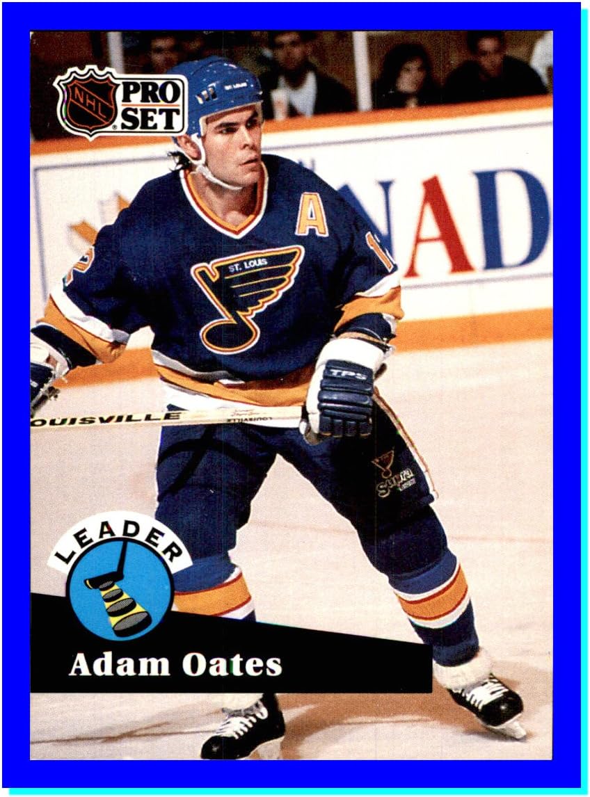 1991-92 Pro Set CC #CC7 Adam Oates ST. LOUIS BLUES