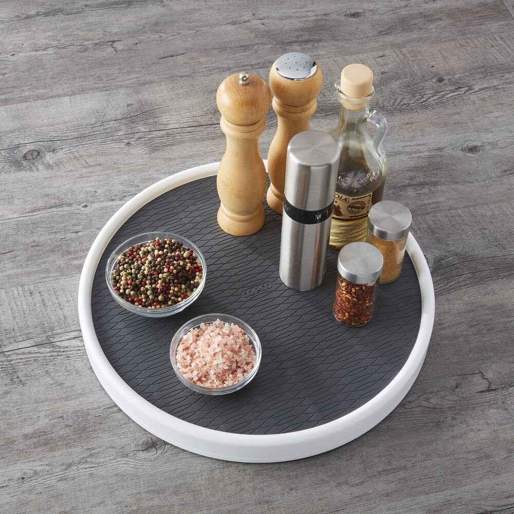 Copco Basics Plateau tournant Lazy Susan en Plastique antidérapant, 38 cm