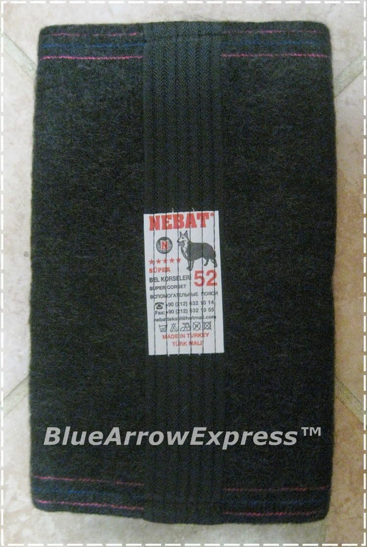 BlueArrowExpress™ Warming/Supporting Dog's Back Belt - Sciatica, Osteohondrosis,Spine Injury & More (Medium)