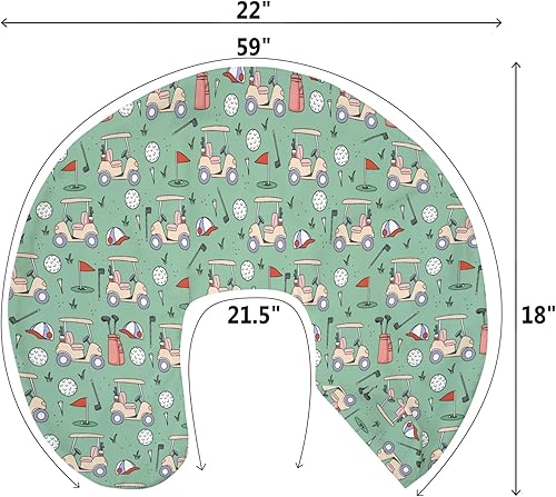 Miniatura 9 de Fundas de almohada de lactancia para bebés de golf para niños y niñas, deportes, golf, guardería, alimentación, almohadas para lactancia materna,