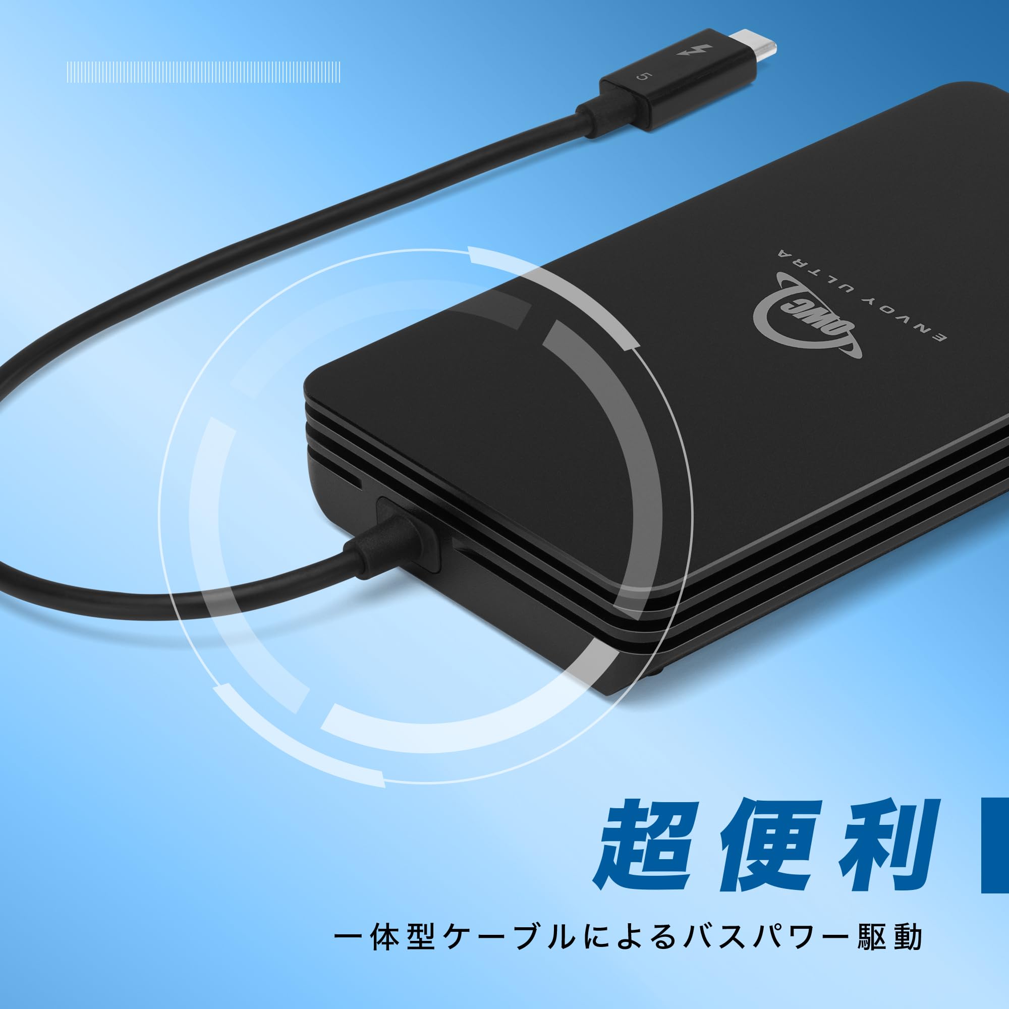 フ*プ様 OWC Envoy Ultra Thunderbolt 5 外付SSD OWC Envoy Ultra: The Fastest Thunderbolt 5 Portable SSD