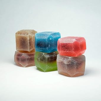 Silky Gem Jams Me Up Crystal Candy Collection: 6-Piece Jelly-Filled Assortment Handcrafted Edible Jewelry & ASMR Sweets Vegan, Gluten-Free Gourmet Gift