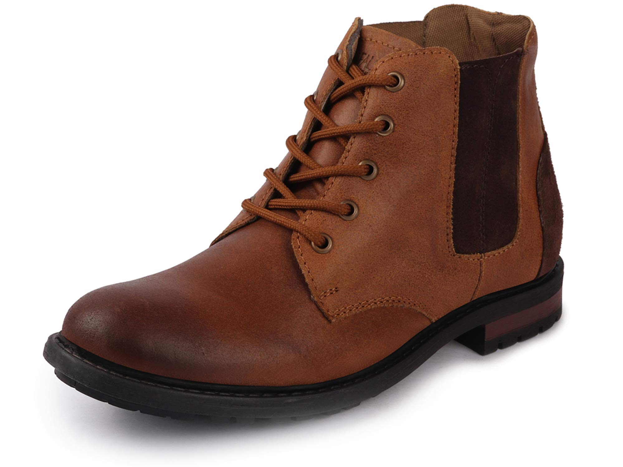 FAUSTO Mens FST KI-1622 TAN-40 Tan Outdoor Chelsea Leather Boots (6 UK) (B08XBHSYMH) Amazon Price History, Amazon Price Tracker