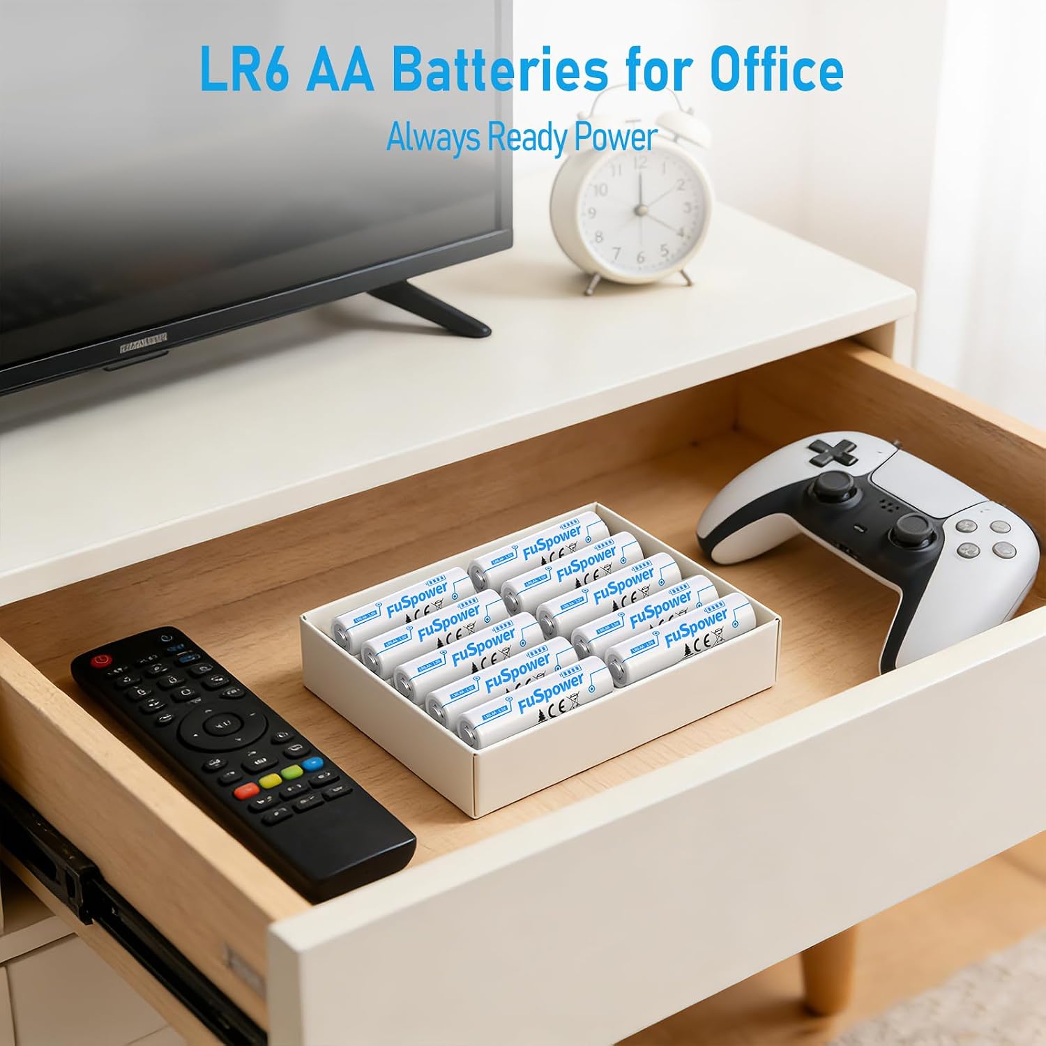 Alkaline AA Batteries for Toys: 1.5V Double A Batteries 10 Pack - Ultra Long Lasting Power for Remote Control Mice Keyboard - 10 Years Shelf Life for Emergency Preparedness